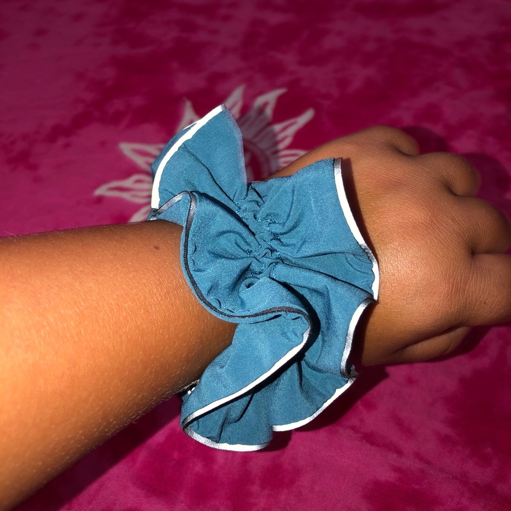 Blue lululemon scrunchie